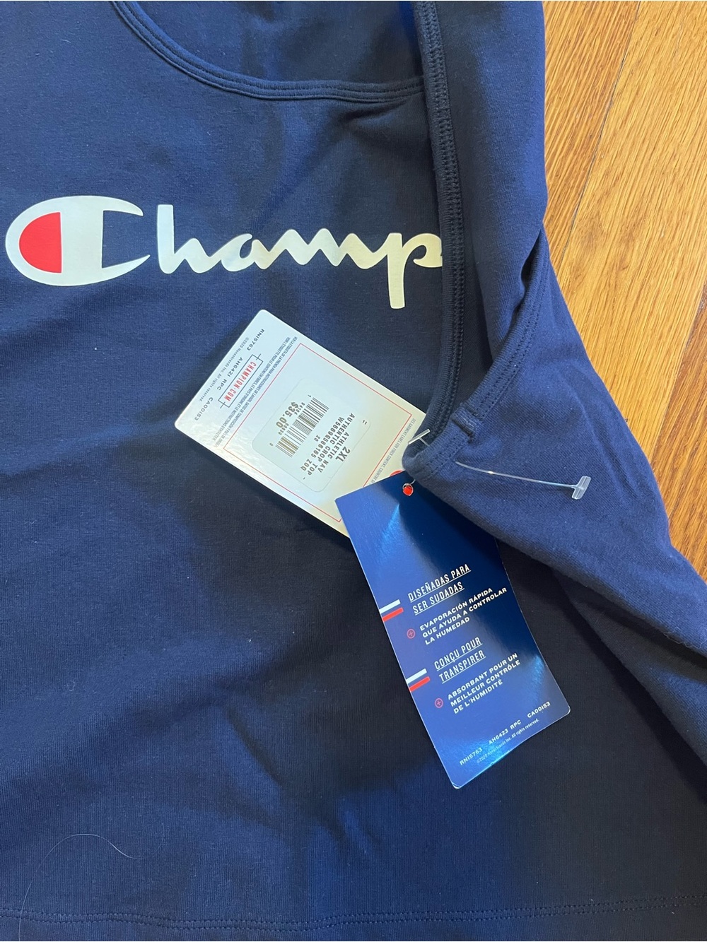 NWT Champion Spell Out Logo Tank 2XL - Picture 6 of 8